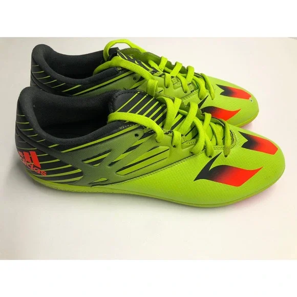 Adidas Messi 15.3 Neon Green, Orange, Black US Men's Size 12 - Picture 3 of 10